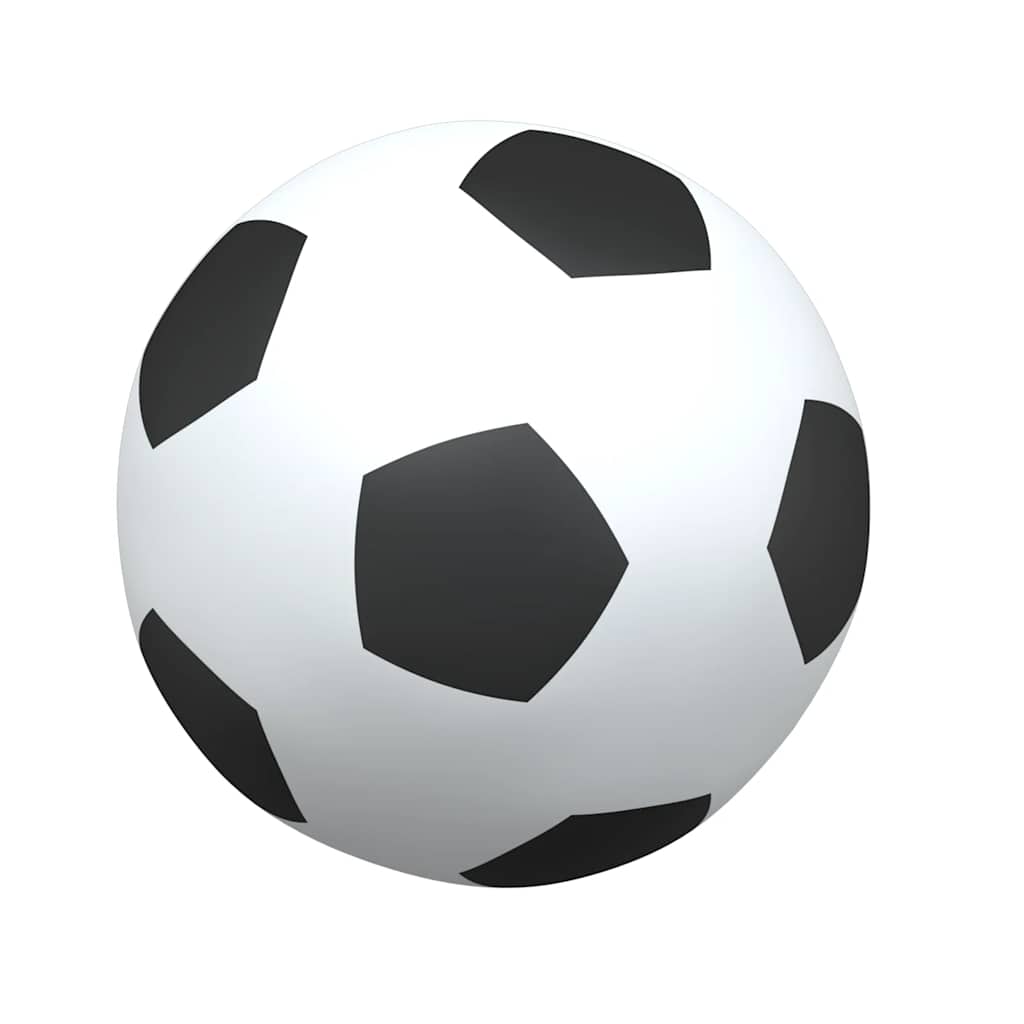 Porterías Fútbol Niños Y Balón 2 Uds Metal Blanco 64X35X48 Cm