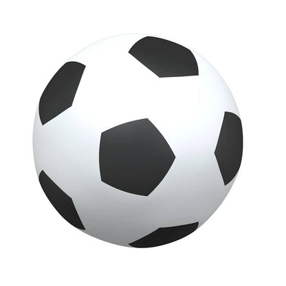 Porterías Fútbol Niños Y Balón 2 Uds Metal Blanco 64X35X48 Cm