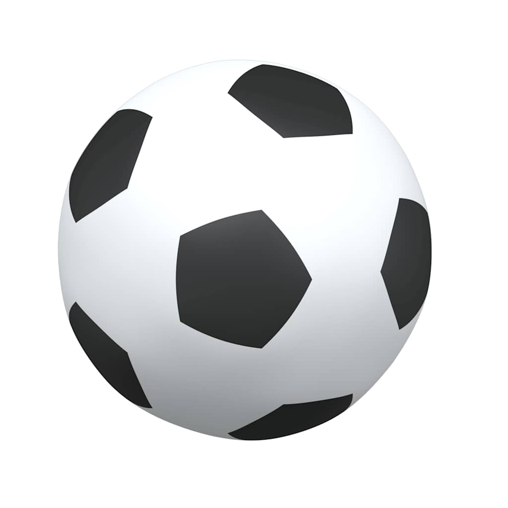 Portería De Fútbol Con Balones 2 En 1 Blanco 184X64X124 Cm