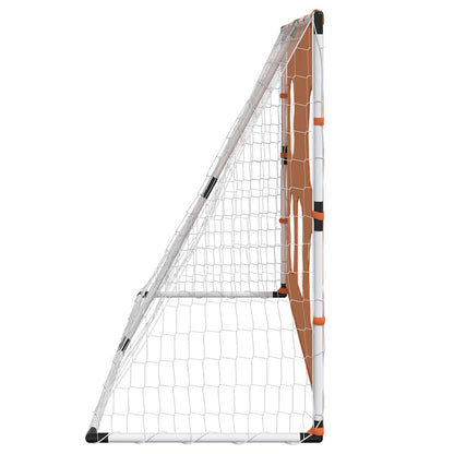 Portería De Fútbol Con Tela De Puntería Y Balón 182X62X118 Cm