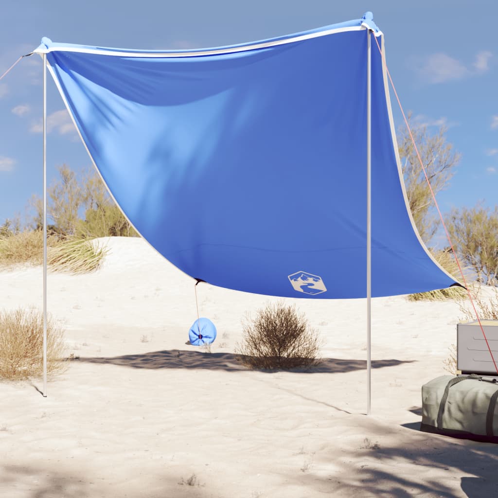Toldo De Playa Con Anclas De Arena