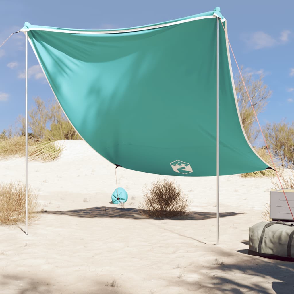 Toldo De Playa Con Anclas De Arena
