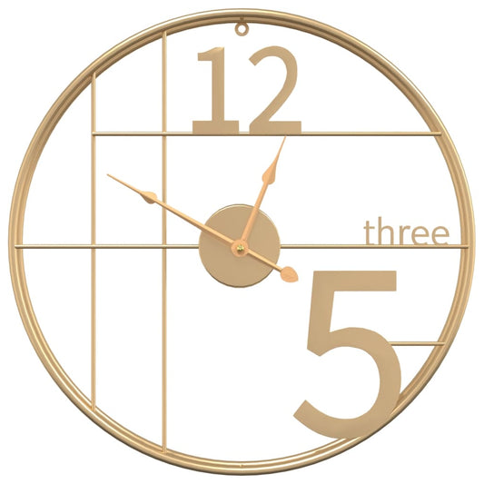 Reloj De Pared De Hierro Ø50 Cm