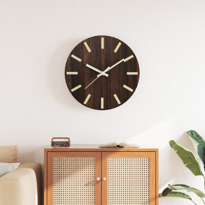 Reloj De Pared De Madera De Ingeniería Ø30 Cm