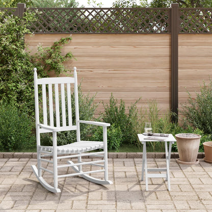 Mecedoras Con Asiento Curvo 2 Uds Madera Álamo Maciza