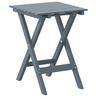 Mesa Auxiliar Plegable Madera Maciza De Álamo