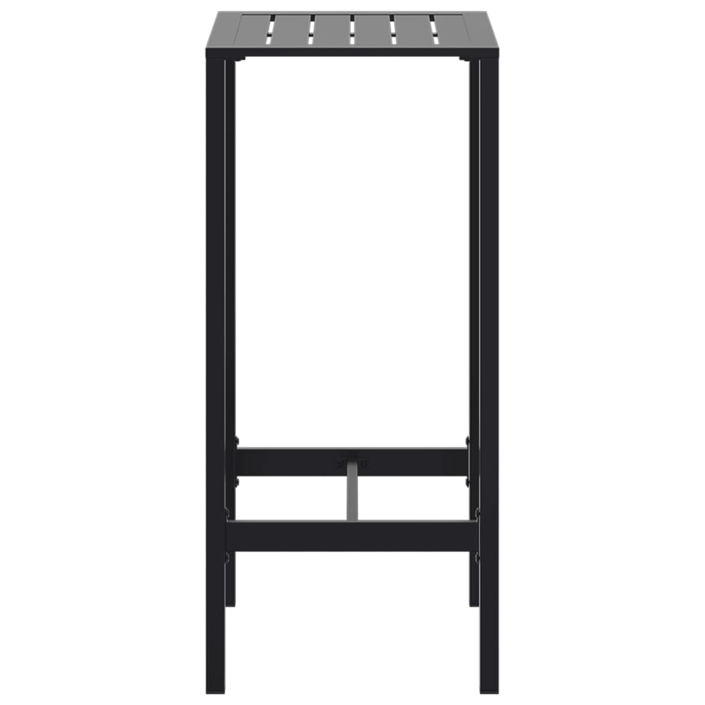Mesa Alta De Bar Acero Recubrimiento Polvo Negro