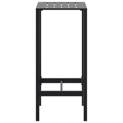 Mesa Alta De Bar Acero Recubrimiento Polvo Negro