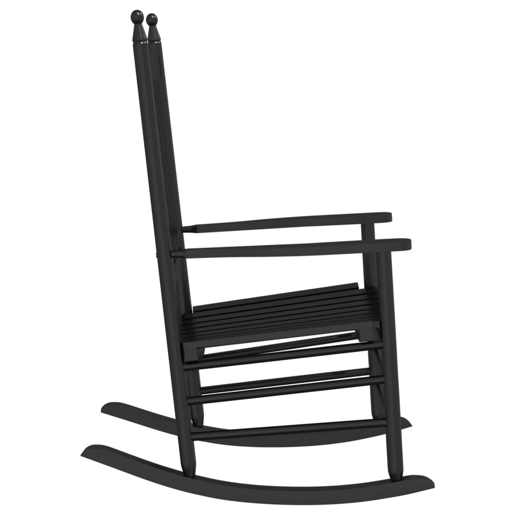 Mecedoras Con Asiento Curvo 2 Uds Madera Álamo Maciza