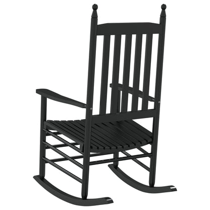 Mecedoras Con Asiento Curvo 2 Uds Madera Álamo Maciza