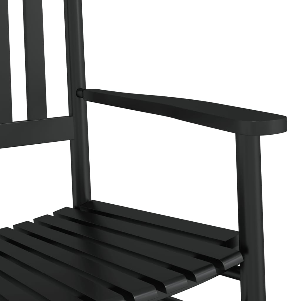Mecedoras Con Asiento Curvo 2 Uds Madera Álamo Maciza