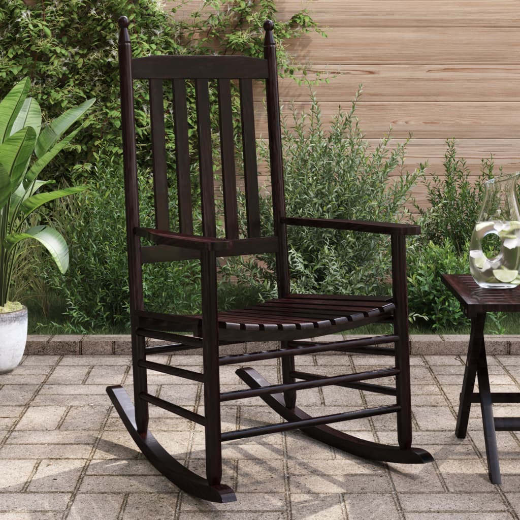 Mecedoras Con Asiento Curvo 2 Uds Madera Álamo Maciza