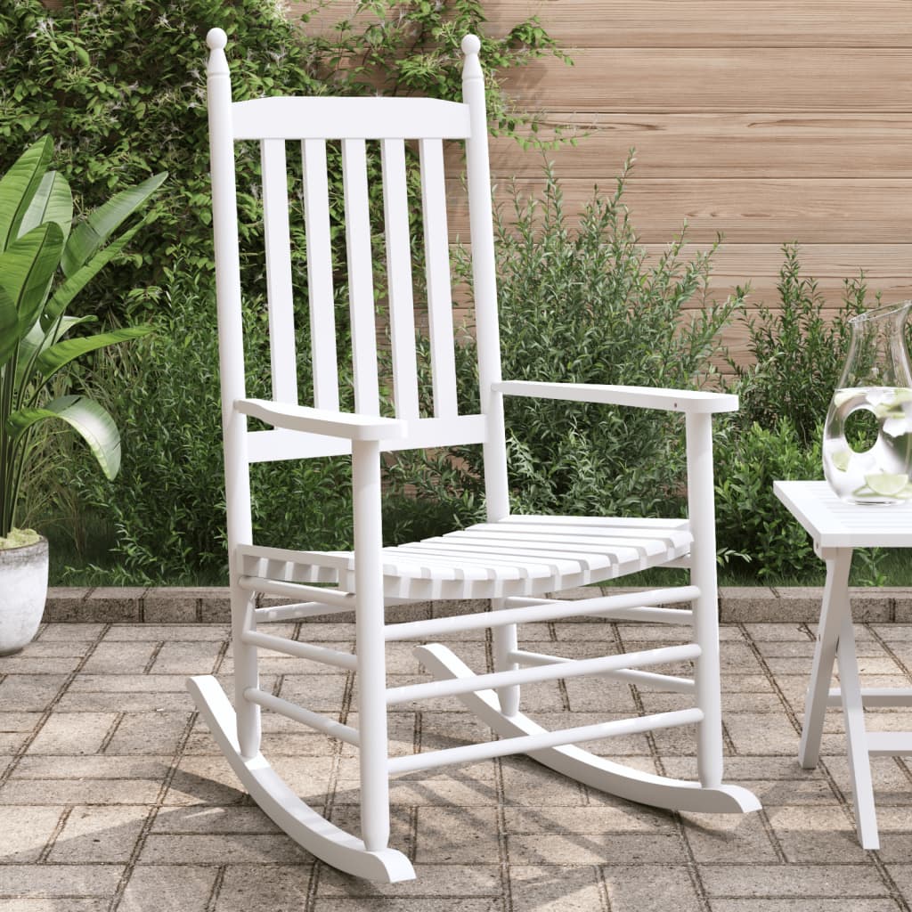 Mecedoras Con Asiento Curvo 2 Uds Madera Álamo Maciza