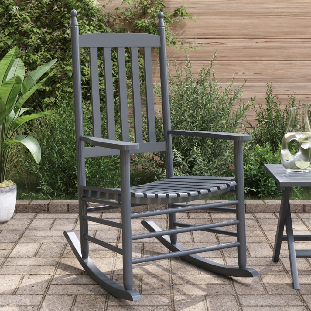 Mecedoras Con Asiento Curvo 2 Uds Madera Álamo Maciza