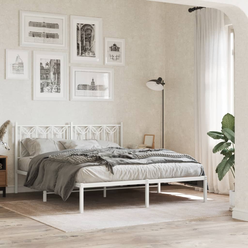 Estructura Cama Sin Colchón Con Estribo Metal