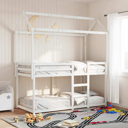 Cama Litera Sin Colchón Madera Maciza De Pino