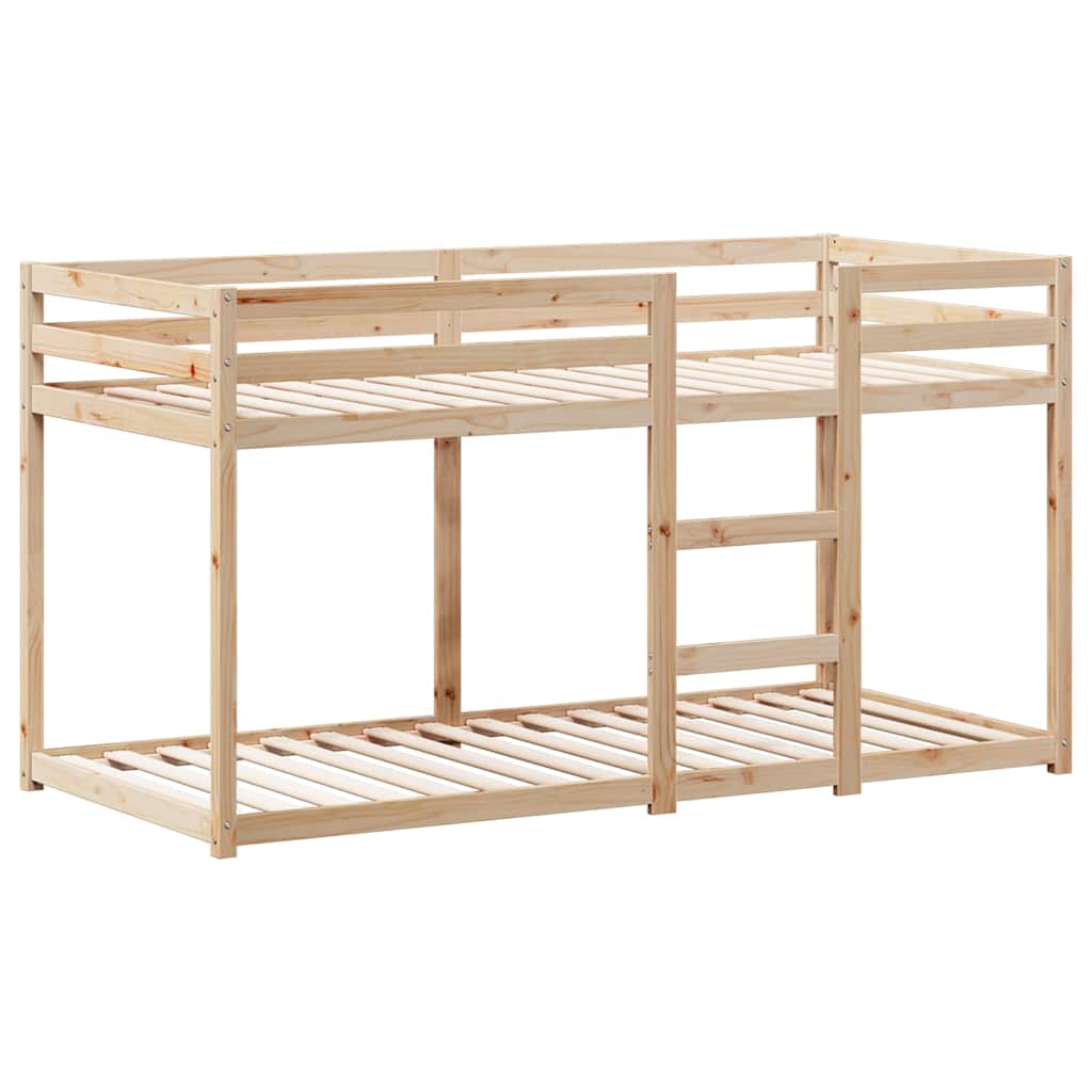 Cama Litera Sin Colchón Madera Maciza De Pino