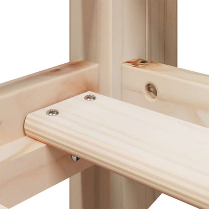 Cama Litera Sin Colchón Madera Maciza De Pino