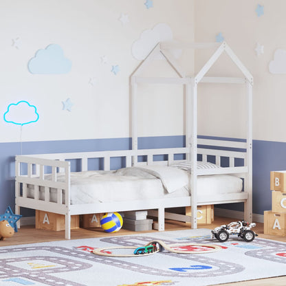 Sofá Cama Con Techo Madera Maciza Pino