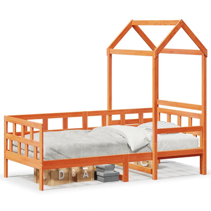 Sofá Cama Con Techo Madera Maciza Pino
