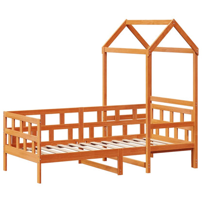 Sofá Cama Con Techo Madera Maciza Pino
