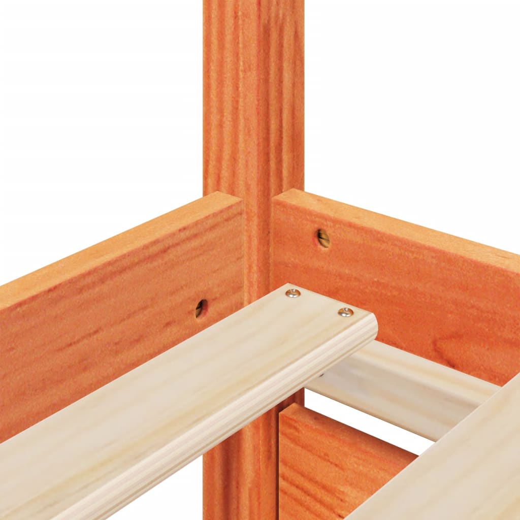 Cama Sin Colchón Madera Maciza De Pino