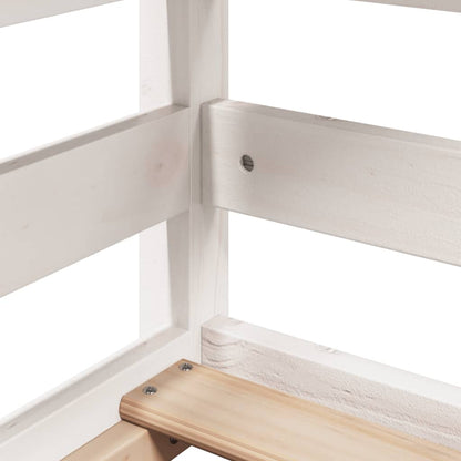 Cama Con Techo Madera Maciza De Pino