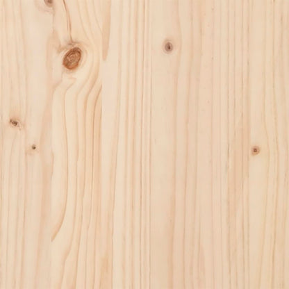 Mesa De Comedor Marco X Madera Maciza Pino Y Acero 100X50X75Cm