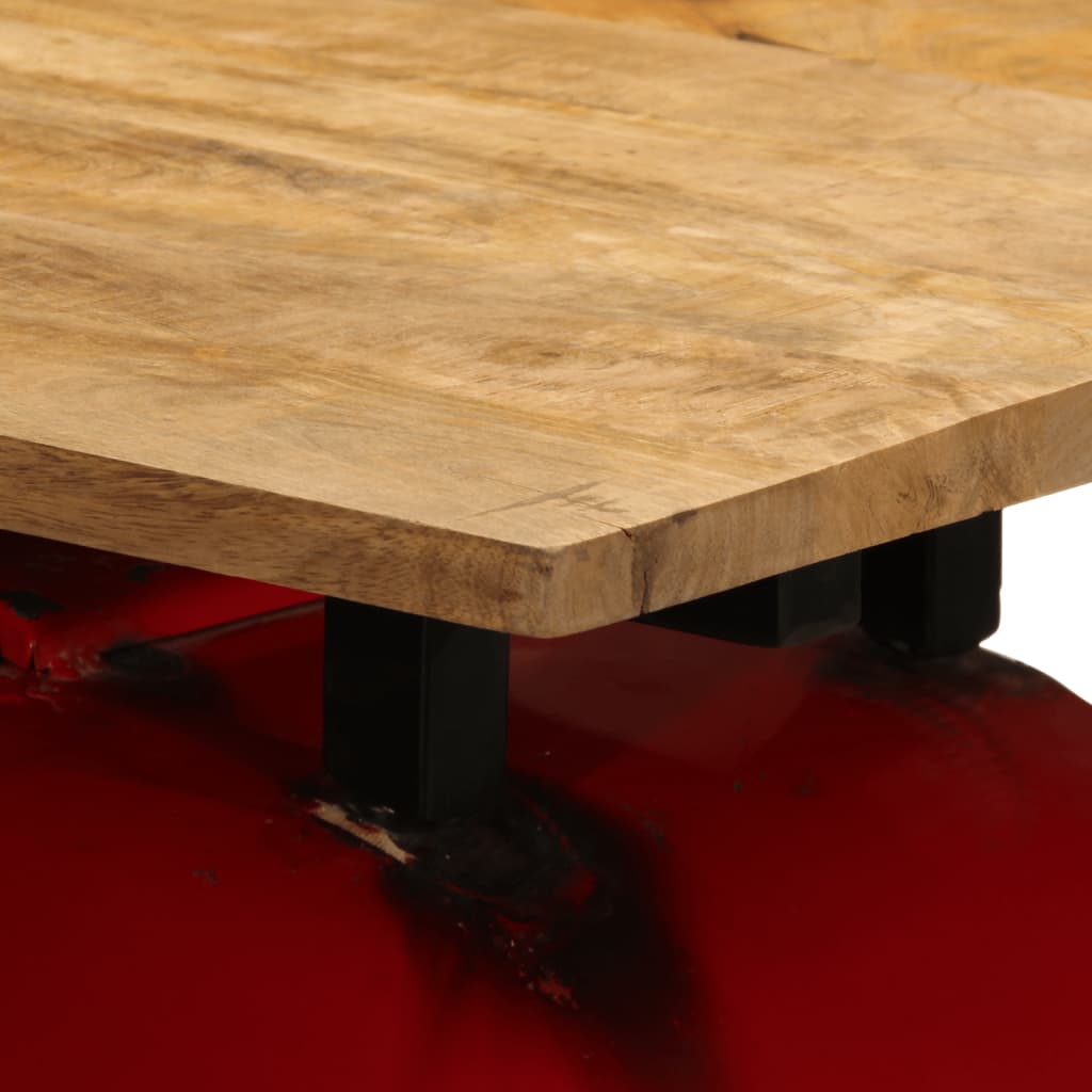 Set De Mesa Y Taburetes De Bar 7 Piezas Madera Maciza De Mango