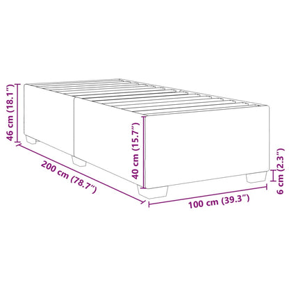 Estructura De Cama De Terciopelo