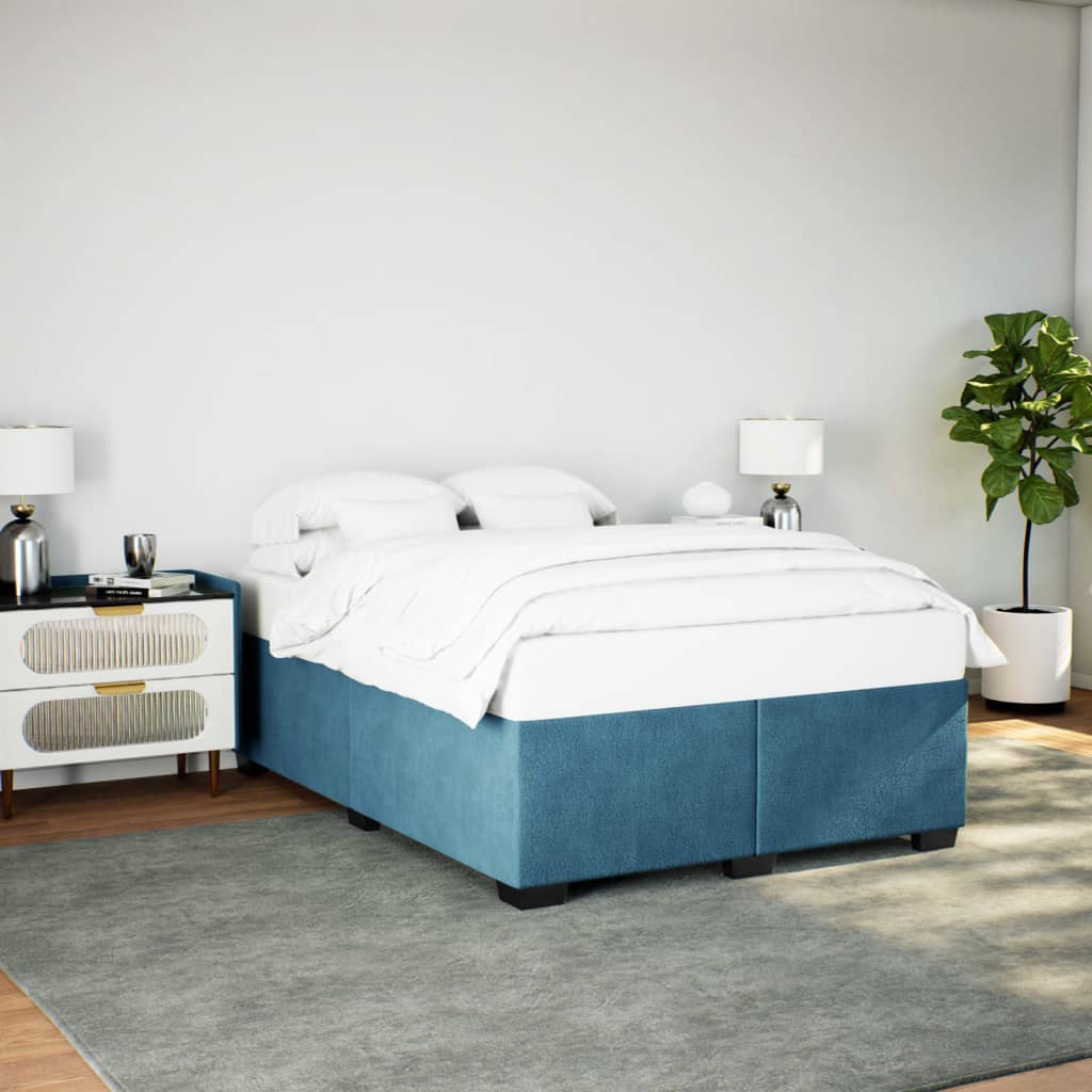 Estructura De Cama De Terciopelo