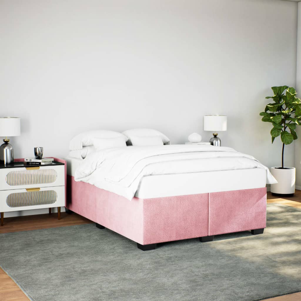 Estructura De Cama De Terciopelo