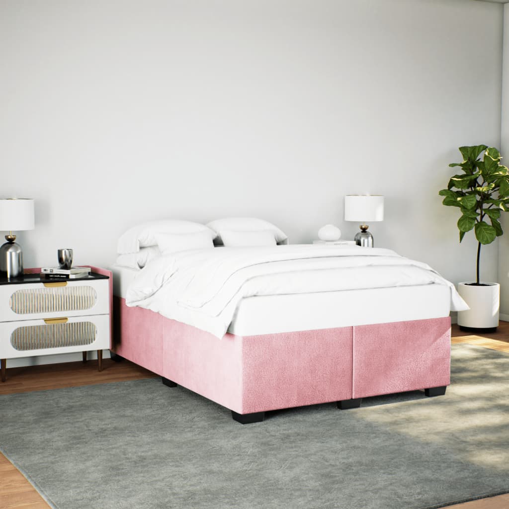 Estructura De Cama De Terciopelo