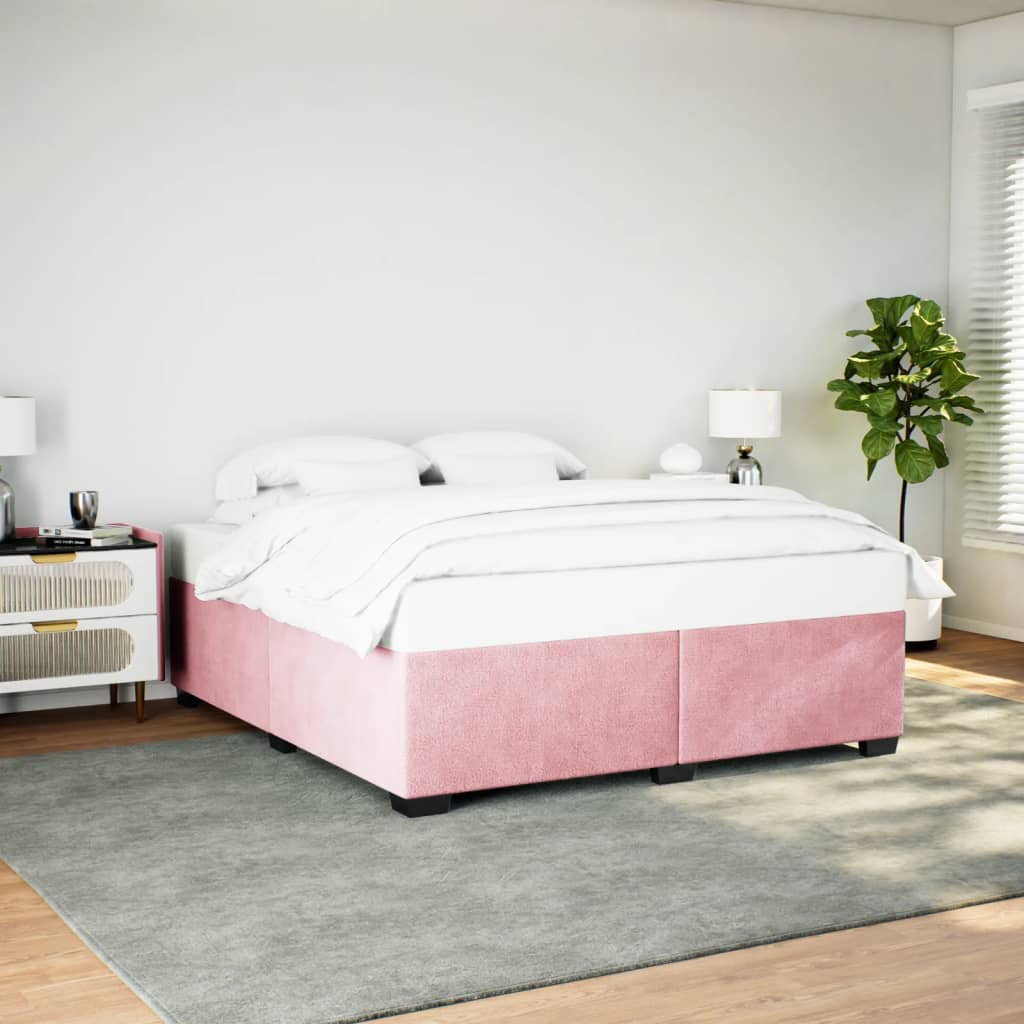 Estructura De Cama De Terciopelo