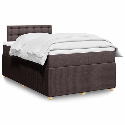 Cama Box Spring Con Colchón Tela