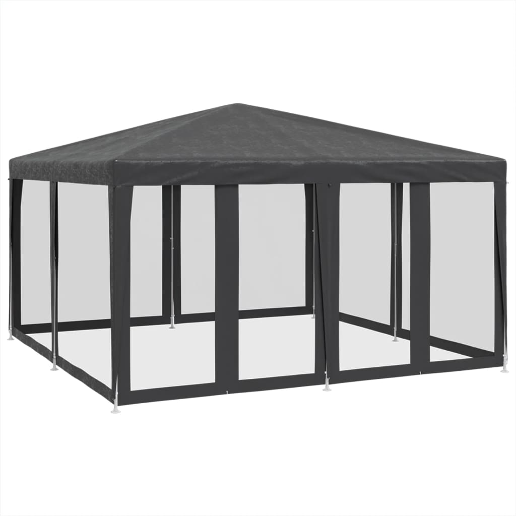 Carpa Para Fiestas 8 Paredes De Malla Hdpe Gris