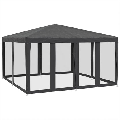 Carpa Para Fiestas 8 Paredes De Malla Hdpe Gris