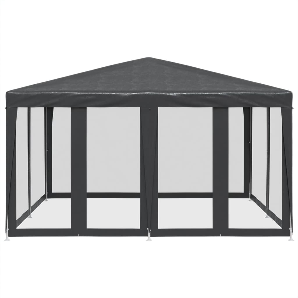 Carpa Para Fiestas 8 Paredes De Malla Hdpe Gris