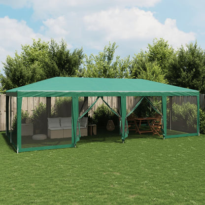 Carpa Para Fiestas 8 Paredes De Malla Hdpe Gris