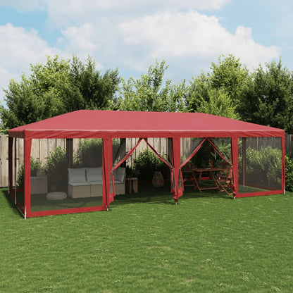 Carpa Para Fiestas 8 Paredes De Malla Hdpe Gris