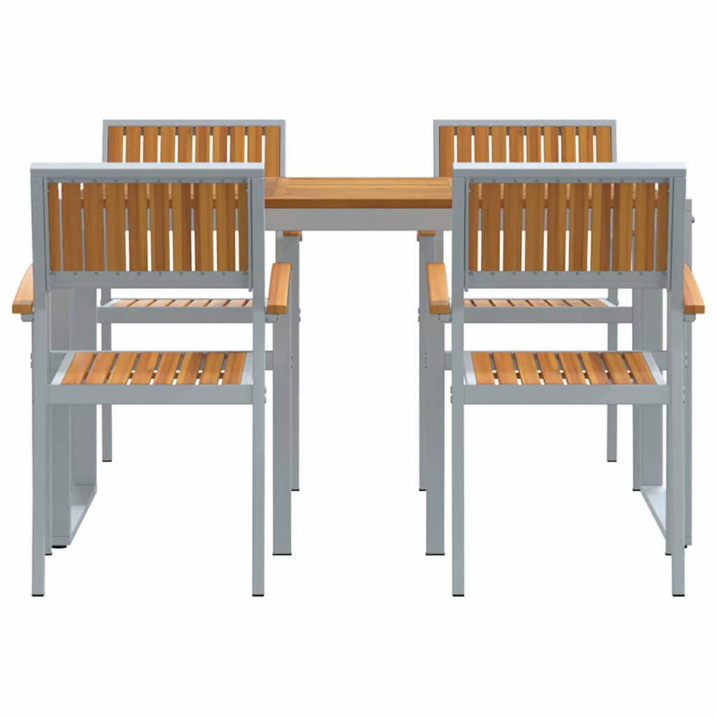 Conjunto De Comedor De Jardín 5 Pcs