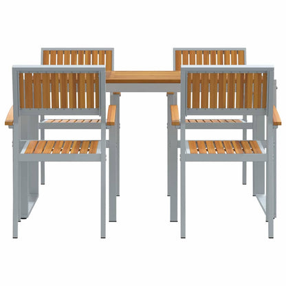 Conjunto De Comedor De Jardín 5 Pcs