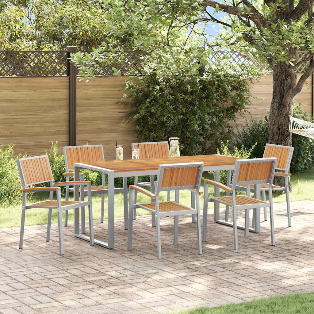 Conjunto De Comedor De Jardín 5 Pcs