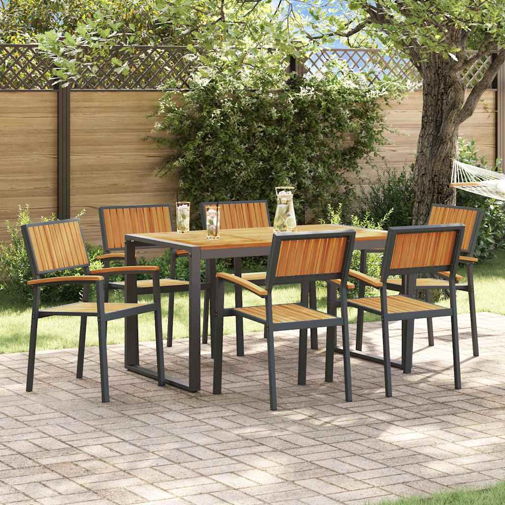 Conjunto De Comedor De Jardín 5 Pcs