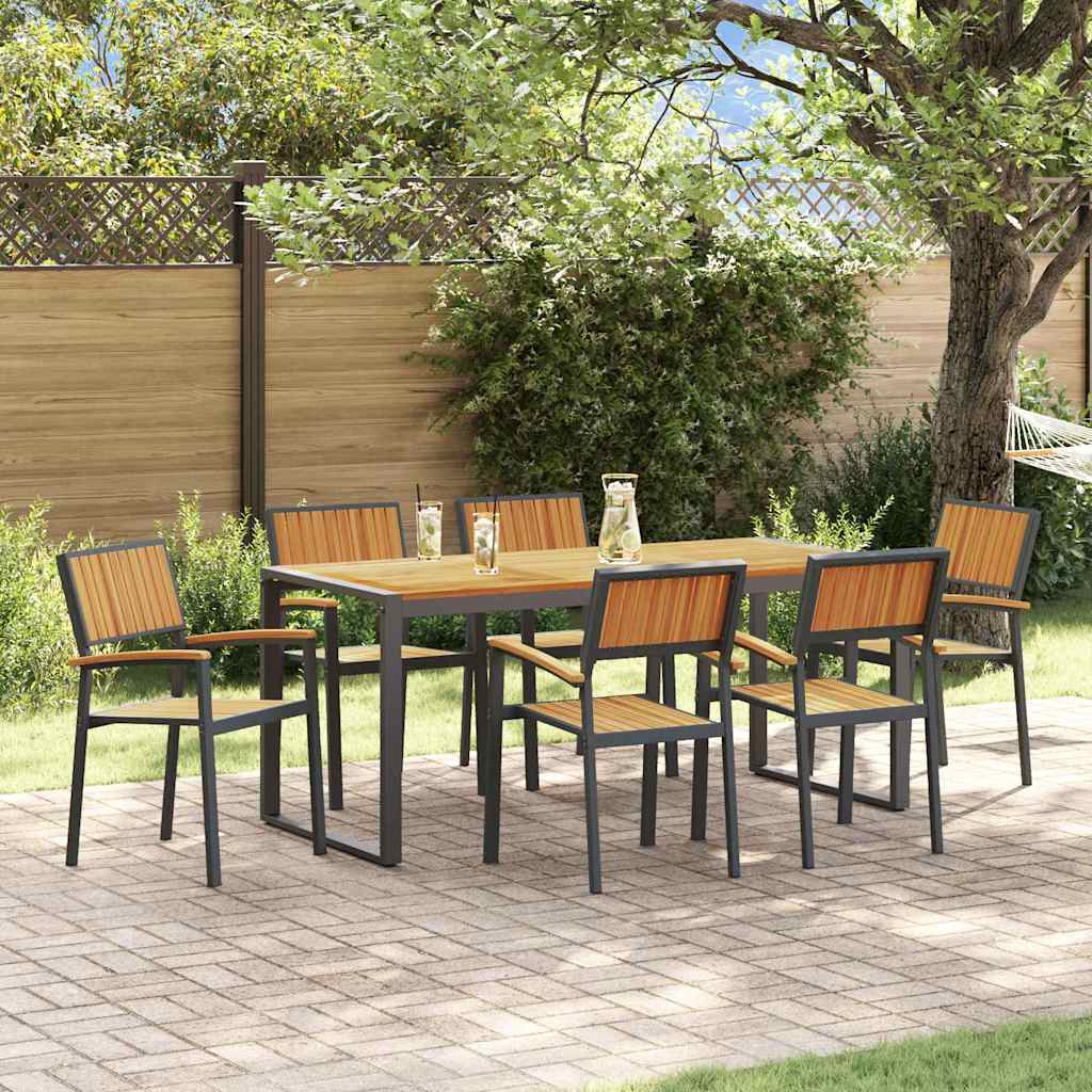 Conjunto De Comedor De Jardín 5 Pcs