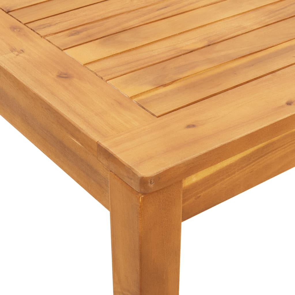 Juego De Comedor De Jardín 3 Piezas Madera Maciza De Acacia