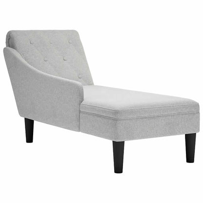 Tumbona Con Almohada Y Reposabrazo Derecho Tela