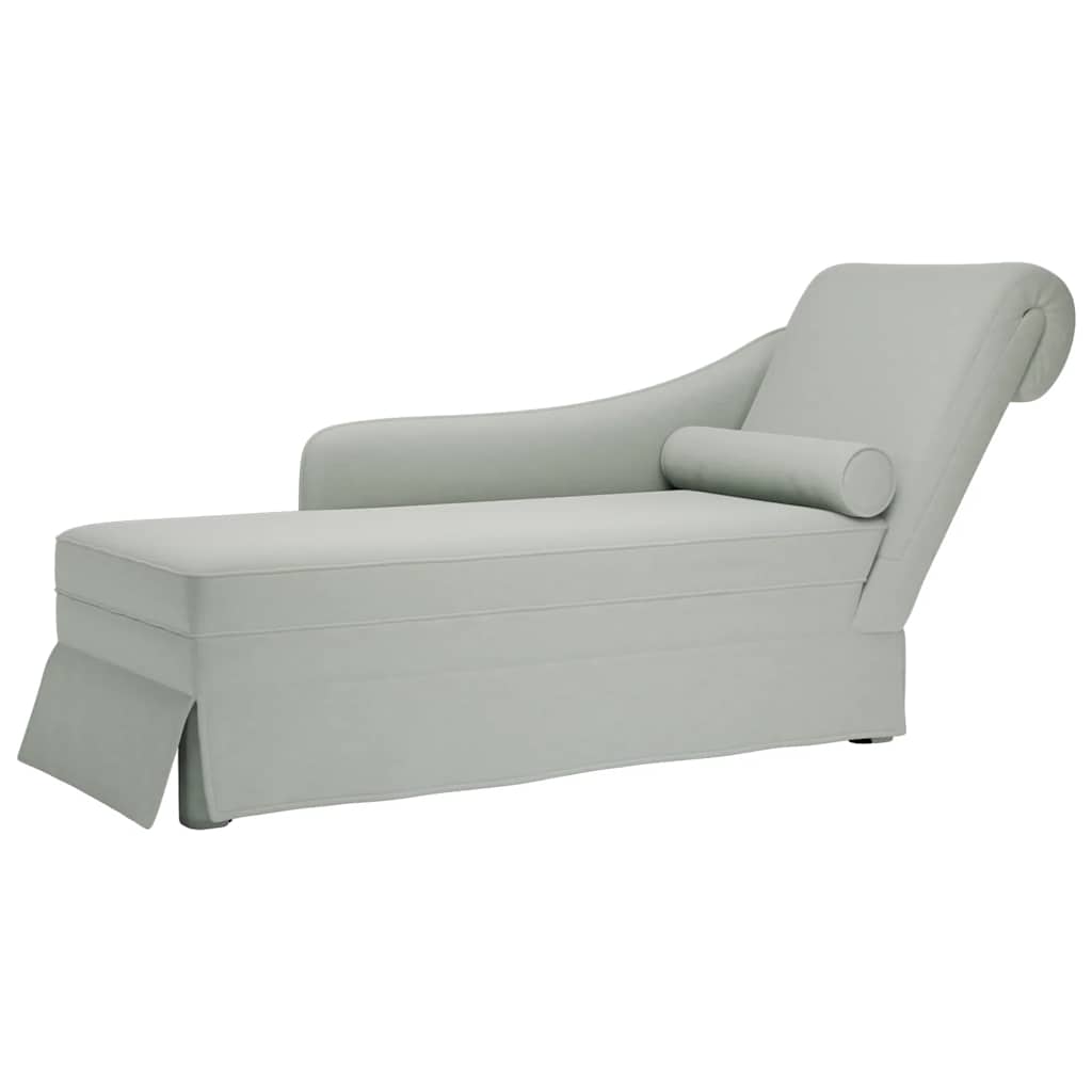 Chaise Longue Respaldo Reposabrazos Derecho Terciopelo