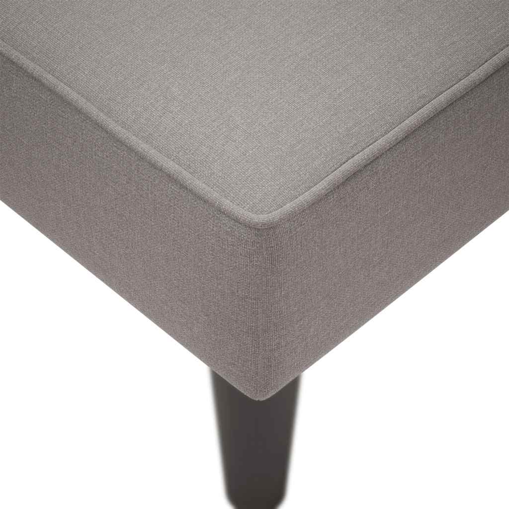 Chaise Longue Con Reposabrazos Derecho Tela Color Topo