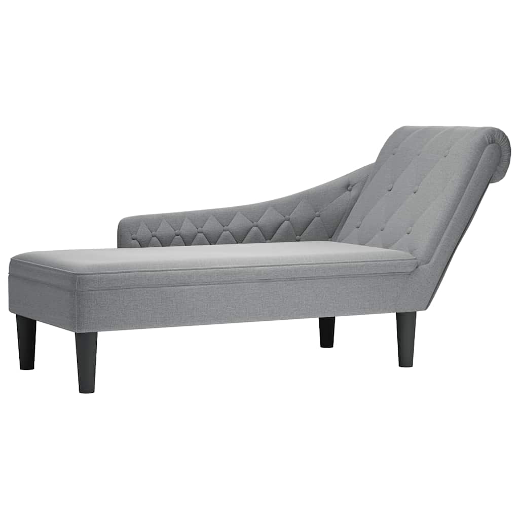 Tumbona Con Almohada Y Reposabrazo Derecho Tela